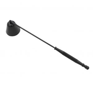 Ensemble d'accessoires pour bougies stables en fer comprenant un coupe-m&egrave;che, un &eacute;teignoir et un &eacute;teignoir pour bougies chauffe-plat en verre (1 pi&egrave;ce). - Neuf