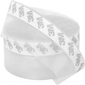 Bas De Porte Adhésif,5mx45mm Transparent Bande D'étanchéité En Silicone Souple Adhésif Imperméable À L'eau Isolement Du Bruit Pour Porte Fenêtre Anti Souris Fourmi Cafard Insectes - Neuf