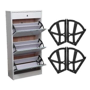 Nouveau produit,Maison Chaussures Tiroir Armoire Charnière Chaussures Rack - Flip Plate Cadre Tournant - Neuf