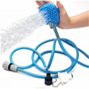Douche Pour Chien,Brosse De Douche Outil De Bain Intérieur Extérieur Massage Gants Décapant Gant - Neuf