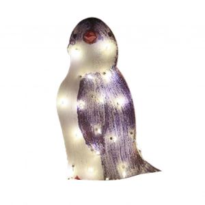 La Lumi&egrave;re Jusqu'pingouin De No&euml;l Ornements De D&eacute;coration Ext&eacute;rieure Led D'ext&eacute;rieur Lumineux De No&euml;l - Neuf