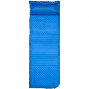 Nc4001 Matelas Autogonflant Bleu Avec Oreiller Nils Camp - Neuf