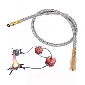 52cm Extend Tube R&eacute;chaud &Agrave; Gaz Adaptateur Br&ucirc;leur Camping En Plein Air R&eacute;servoir De Bouteilles De Propane - Neuf