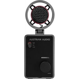 ASFASFq-Austrian Audio MiCreator Studio Microphone avec Interface Audio intégrée (Capsule à condensateur, Plug-and-Play, Utilisation Facile, plaques frontales interchangeables, Deux entrées et Sortie - Neuf