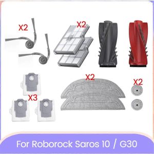 Lot de 12 pi&egrave;ces de rechange pour aspirateur Roborock Saros 10/G30 - Neuf