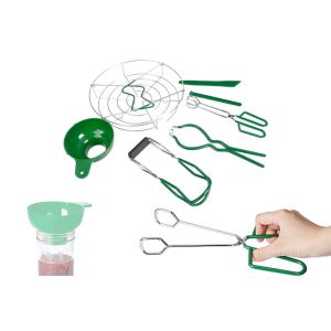 Kit De Mise En Conserve 7 Pi&egrave;ces Avec Outils Et Accessoires En Acier Inoxydable Pour La Mise En Conserve Et La Conservation Des Aliments &Agrave; Domicile - Neuf