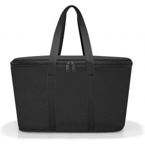 Jexnovashop-Coolerbag - Sac Isotherme Pour Les Courses, Compl&eacute;ment Du Carrybag, Isolation &Eacute;paisse, Doublure Isotherme En Feuille D'aluminium, 2 Anses, Fond Stable & R&eacute;sistant, 20l, En Black - Neuf