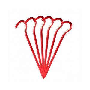 6 Piquets De Tente Robustes En Aluminium &iquest; Piquets Portables Pour Camping, Auvents Et Marquises &iquest; Durables, L&eacute;gers Et Polyvalents - Neuf