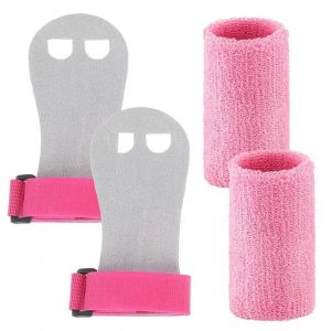 Les Enfants De Gymnastique Poignées Et Les Bracelets Ensemble De Salle De Gym Gants Confortables Poignet Accessoires De Sport Pour Faire De L'exercice - Neuf
