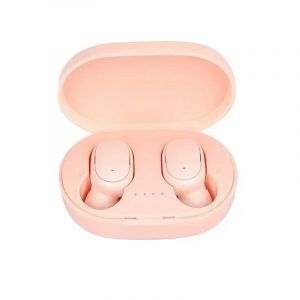 A6S &eacute;couteurs sans fil Bluetooth 5.1 casque contr&ocirc;le tactile &eacute;couteurs avec micro &eacute;couteurs Sport &eacute;tanche casque pour xiaomi Rose - Neuf
