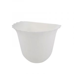 1pcs Coupelle Collecte Déchets Cuisine (Blanc), Poubelle Placard Cuisine, Poubelle De Cuisine Fixée Au Mur, Bacs À Ordures En Plastique, Bac Poubelle Collecteur Pour Plan De Travail - Neuf