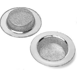 Passoire d'&eacute;vier de cuisine, passoire d'&eacute;vier en acier inoxydable, grille d'&eacute;vier de cuisine, plus &eacute;paisse, diam&egrave;tre ext&eacute;rieur 112 mm / 4,4 pouces (grande taille) - Neuf