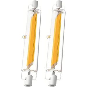 Kalanka-Ampoules R7s Led 78mm Dimmable | 10w Blanc Chaud 3000k 1000lm Led R7s &iquest;&iquest;Quivalent &iquest;&iquest; Lampe Halog&iquest;&iquest;Ne 100w,R7sled Sans Scintillement,&iquest;&iquest;Clairage &iquest;&iquest; Faisceau 360&iexcl;&Atilde;,2 Pi&iquest;&iquest;Ces - Neuf