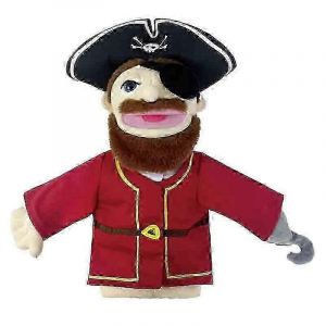Marionnette à main en peluche douce, jouet amusant, personnage professionnel, offre spéciale !-pirate - Neuf