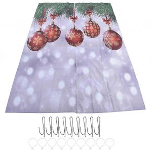 Rideaux Occultants Multi Purpose Bonne Ombre Des Propri&eacute;t&eacute;s Imperm&eacute;ables, Mod&egrave;les &Agrave; La Mode De D&eacute;coration De No&euml;l Curtain170x200cm - Neuf