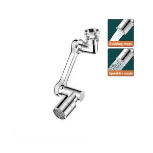 Rallonge de robinet rotative &agrave; 1080 degr&eacute;s avec deux modes de jet - Neuf