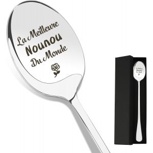 Kalanka-Cadeau Nounou Original Cuillere A Cafe Cadeau Nounou Fin De Contrat Cadeau Maitresse D'école Cadeau Personnalisé Nounou Cadeau Anniversaire Nounou Cadeau Merci Maitresse Atsem Aesh Prof Insti - Neuf
