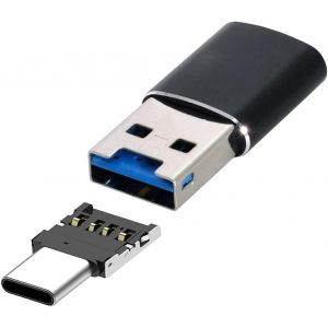 Lecteur de cartes USB 3.0 vers Micro SD SDXC TF avec adaptateur Micro Type-C USB-C OTG pour tablette/téléphone portable. - Neuf