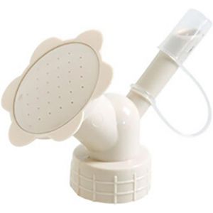 Buse d'arrosage de bouteille en plastique Portable (beige), outils pour fleurs, herbes, légumes et graines, équipement d'arrosage portable pratique - Neuf