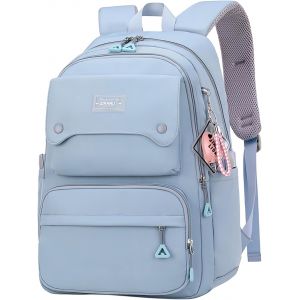 KALSC-Sacs À Dos De Couleur Unie Pour Filles,Sacs À Livres Pour L'École Primaire,Sacs D'École Pour Adolescentes,Sac À Dos Décontracté - Neuf