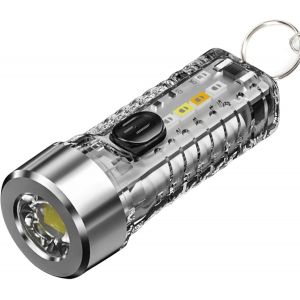 Lampe Torche Rechargeable Usb | Lumi&egrave;re De Poche Bleue Rouge Fluo Led Pour &Eacute;clairage Camping Avec 5 Luminosit&eacute;s, 3 &Eacute;clats, 3 Lumi&egrave;res Sp&eacute;ciales - Neuf