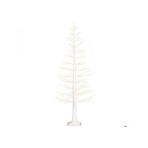 Arbre Artificiel Illumin&eacute; Homcom 180 Cm, Avec 810 Lumi&egrave;res Led, Adapt&eacute; Aux D&eacute;corations Int&eacute;rieures Et Ext&eacute;rieures, Blanc - Neuf