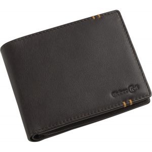 Senior-Portefeuille Homme Cuir V&eacute;ritable Marron, Porte Feuille &Eacute;l&eacute;gant Compact Avec Rangement 4 Cartes, Design Raffin&eacute; Avec Poche Int&eacute;rieure, Accessoire Pratique Pour Homme[L875] - Neuf