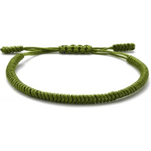 Kalanka-Lucky Buddhist Bracelet Porte-Bonheur Pour Adolescents, Hommes Et Femmes U2013 Bracelets D'amitié Tressés U2013 Fait À La Main Avec Amour U2013 Style Tibet U2013 Bracelet Réglable - Neuf