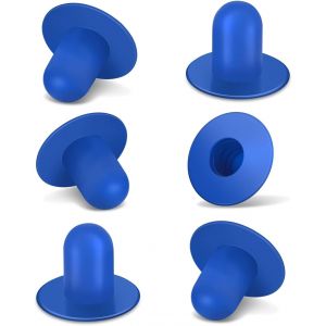 Paquet de 6 pi&egrave;ces de rechange de bouchons muraux de piscine-Bouchon de bouchon de trou de filtre de pompe de filtre de piscine hors sol compatible avec Intex et Bestway - Neuf