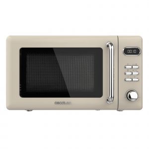 Micro-Ondes Cecotec Proclean 5110 Rétro Beige - 20 L - 700 W - Neuf