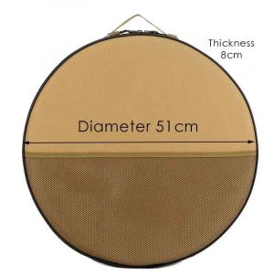 Lawaia-Sac De Pêche Gt Rond Monocouche,Sac À Dos,Sacs De Soins Du Poisson Assortis,Filet À Main-Jaune 49cm - Neuf
