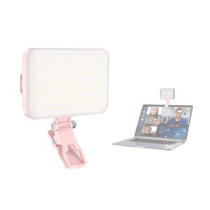 Lampe selfie LED avec pince et fixation pour griffe flash, id&eacute;ale pour la visioconf&eacute;rence et la photographie mobile. - Neuf