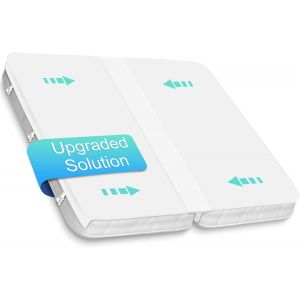 Ulteronixshop-Pont de lit 200x190cm 2 en 1 pour Lit Simple en Lit King avec Drap Attach&eacute;, Connecteur de Matelas, Fichier d'espace pour Double - Remplissage D'espace pour Matelas avec Sangle - Neuf