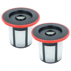 vhbw 2x filtre compatible avec Bosch BKS6111P08, BKS611MALL07, BKS611MALL08, BLS612BLCK01 aspirateur - filtre HEPA noir / blanc / rouge - Neuf
