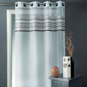 Voilage &Eacute;tamine Parement Tiss&eacute; Dans Le Haut - Neuf