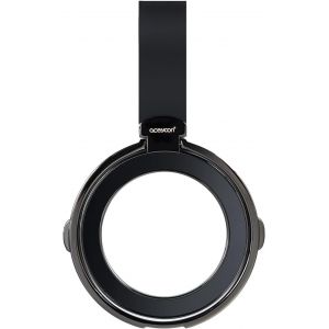Kal-Grand Anneau Téléphone Magnétique Pour Magsafe Support Telephone Universel Rotation 360 Degrés Bague Telephone Protable Avec Lanière Silicone Compatible Avec Iphone 15 Pro Max, Android (Noir) - Neuf