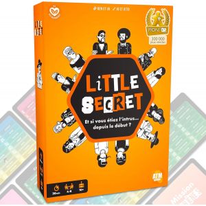 Eryi-Little Secret - Jeu De Société - Jeu D¿Ambiance Et De Bluff Pour Vos Soirées En Famille Et Entre Amis - Jeu De Cartes Dès 10 Ans - Saurez-Vous Démasquer Les Intrus ? - Neuf