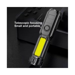 Lampe Torche Led Zoomable Ultra-Lumineuse ¿ Rechargeable, Multi-Mode, Étanche, Idéale Pour Les Aventures En Plein Air Et La Maison ¿ 400 Lumens, Lot De 2 - Neuf