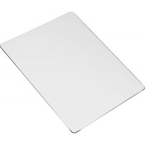 NSIECD-Tapis de Souris en Aluminium Double Face - Antid&eacute;rapant en M&eacute;tal pour Ordinateur Portable et PC - 220 * 180 * 2 MM (Argent) - Neuf