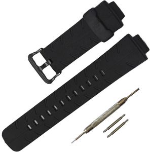 Kal-Bracelet De Montre De Rechange En Résine Pour Casio G-300-2a G-300-3a G-300-4a G-301b-1a G-301br-1a G-306x-1a G-350-2a G-350-5a - Neuf