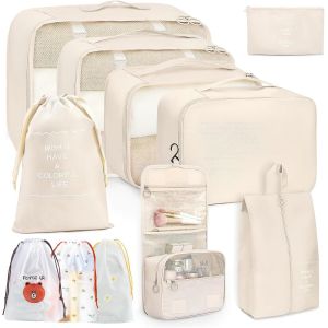 Lot De 20 Organ Urs De Val , Sacs &Agrave; V&ecirc;tements Imperm&eacute;ables, Cubes De Rangement Avec Sac &Agrave; Chaussures, Trousse De Maquillage, Sac Num&eacute;rique, Organ Ur De Voyage Pour Val Et Sac &Agrave; Dos - Neuf