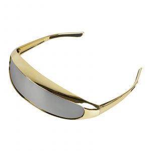 Lunettes de soudage unisexes - Lunettes de soleil miroir monobloc anti-&eacute;blouissement pour la conduite glod - Neuf