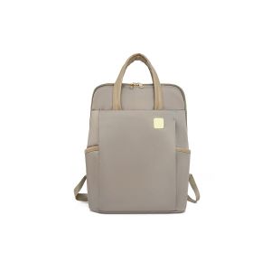 Sac &agrave; dos pour ordinateur portable 13,3 pouces avec plusieurs compartiments - Kaki - Neuf