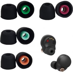 KAL-Lot De 4 Paires D'Embouts De Rechange En Mousse À Mémoire De Forme Pour Écouteurs Sans Fil Sony Wf-0Xm5 -Réduction Du Bruit -Amélioration Du Bruit -Coussinets Rembourrés -Ultra Confortable - Neuf