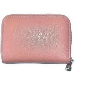 RFCBC-Paquet Cuir Violet Range Carte Bancaire, Fermeture Éclair Accordéon Bloquant RFID Porte Carte de Visite, 9 Emplacements Cartes, 2 Emplacements Portefeuille Connectés, Unisexe - Neuf