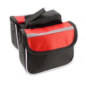 Ceinture Reflechissante Vtt, Sacoche De Velo, Ceinture Reflechissante, Sacoche De Velo, Tube Superieur, Guidon, Smartphone, Sac Etanche (Rouge, 2 Pieces) 2pcs Rouge - Neuf