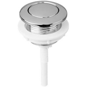 Robinet de chasse d'eau mural pour urinoir, robinet de chasse d'eau rond universel avec bouton-poussoir - Neuf