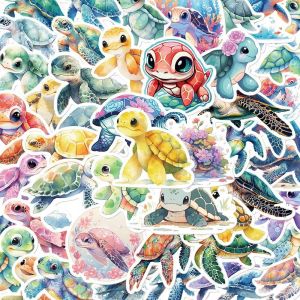 Trahoo-Mignon Tortue De Mer Autocollants 50 Pcs Cool Autocollants Esthétiques Pour Bouteilles D'eau Guitares Bagages Vélo Téléphone À Roulettes|Adolescent Fille Enfants Autocollant - Neuf