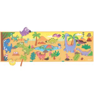 ERYI-- Magnéti'Stories Dinosaures - Jeu Éducatif Magnétique 30 Aimants - Jouet Enfant En Carton Fsc - Développe Imagination Et Motricité Fine - Dès 3 Ans,J05450 - Neuf