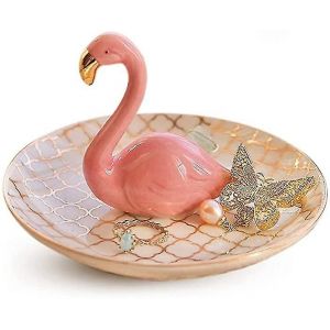 Bijoux Plateau Cadeaux Pour Femmes Fille Son Ami Amants Flamant Papier Cadeaux Anniversaire Maison De Noël - Neuf